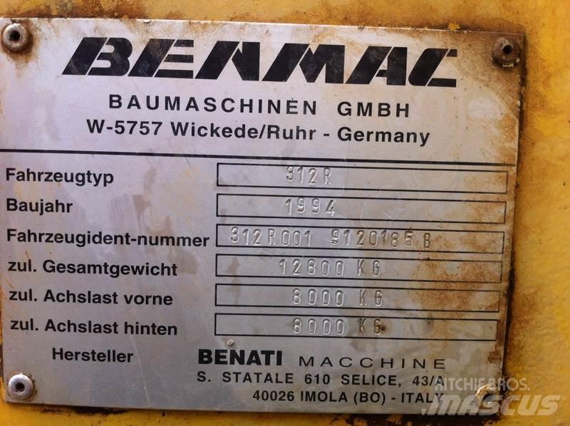 Benmac 312R Други компоненти