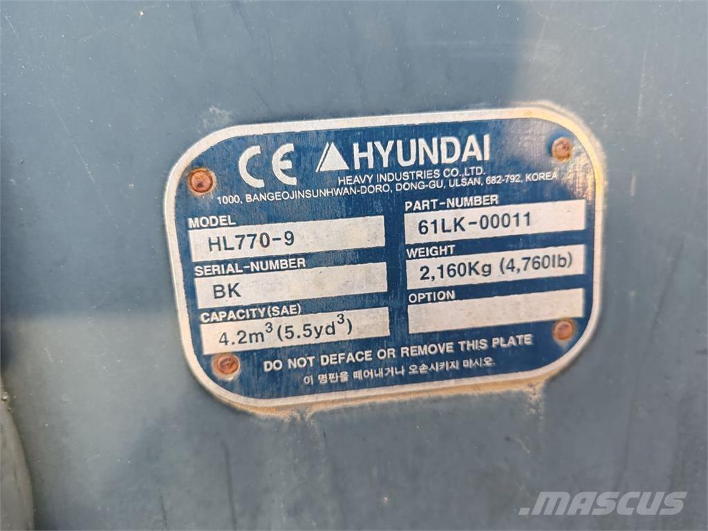 Hyundai HL770-9A Колесни товарачи