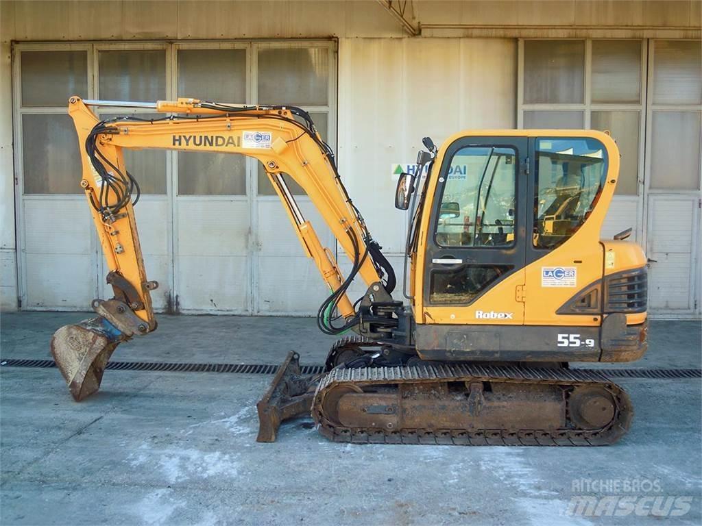 Hyundai R55-9 Мини екскаватори < 7 т