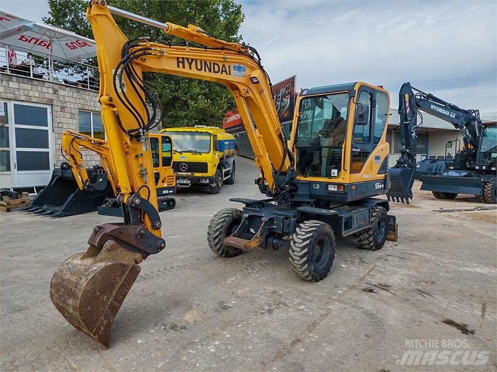 Hyundai R55W-9 Мини екскаватори < 7 т