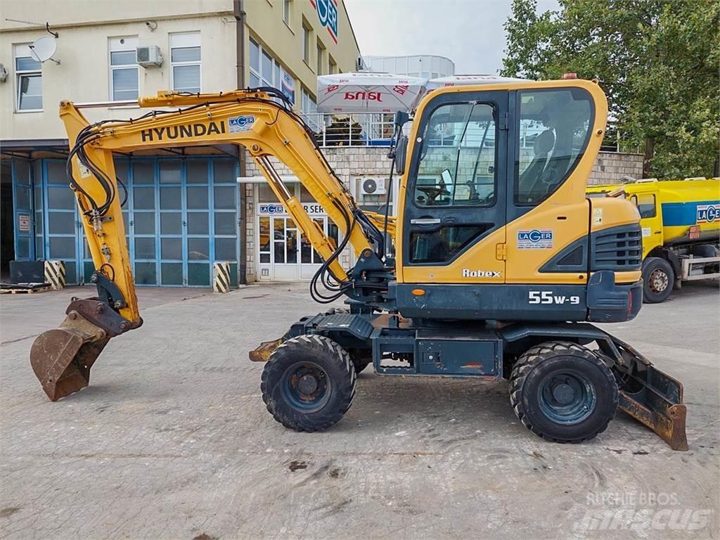 Hyundai R55W-9 Мини екскаватори < 7 т