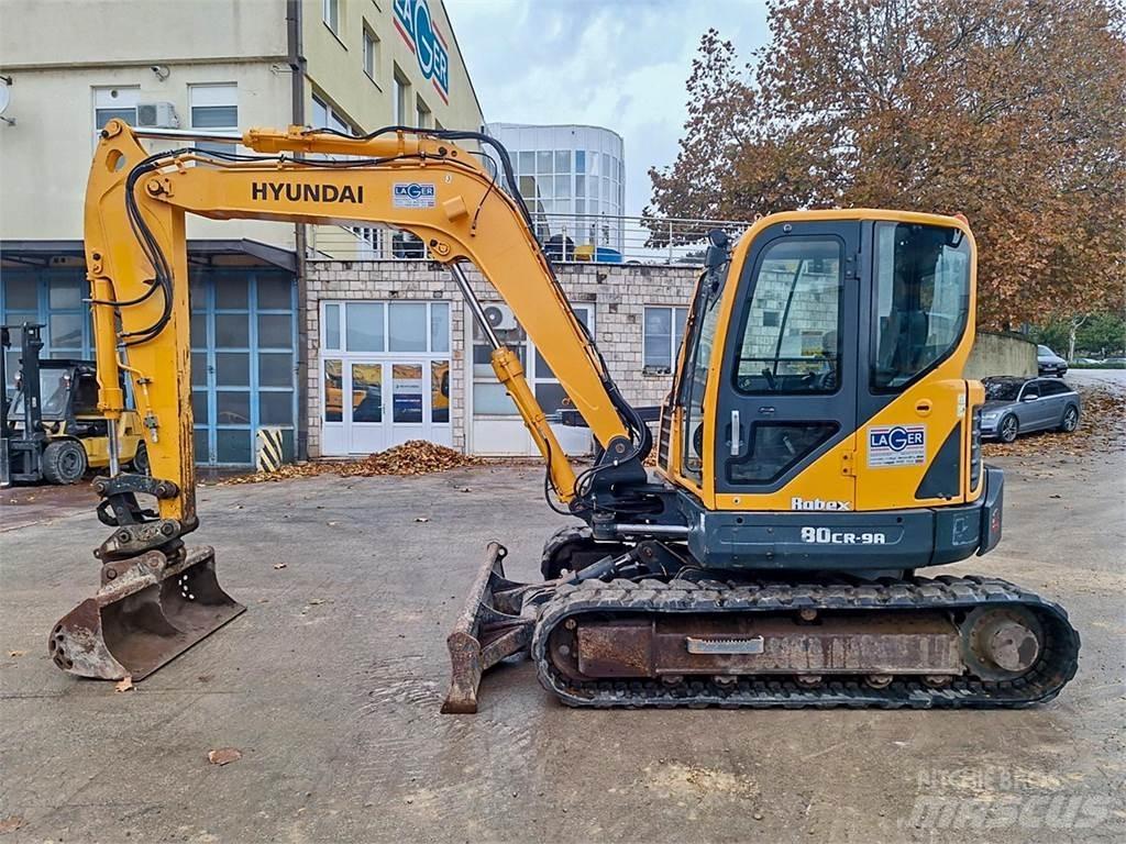 Hyundai R80CR-9A Мини екскаватори < 7 т