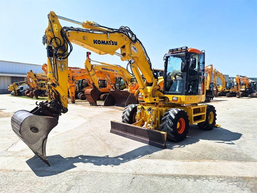 Komatsu PW118MR-8 Колесни екскаватори