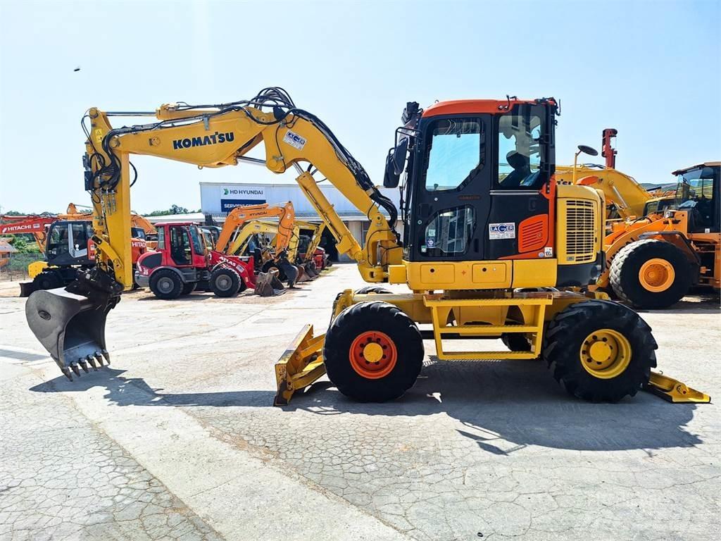 Komatsu PW118MR-8 Колесни екскаватори