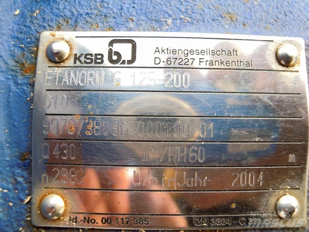 KSB ETANORM G 125-200 Водни помпи
