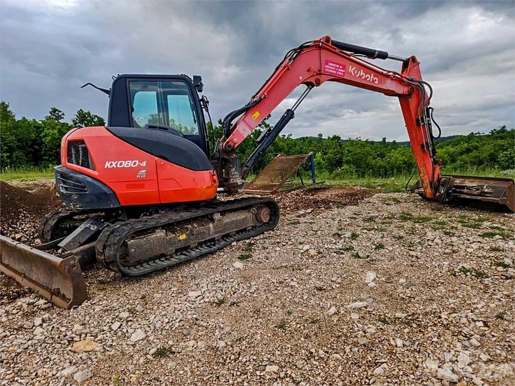 Kubota KX080-4 Мини екскаватори < 7 т
