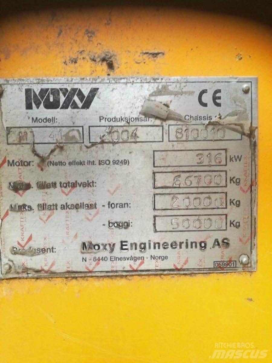Moxy MT 41 Дъмпери/моторни превозни средства