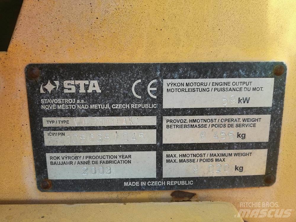 Stavostroj STA VH 700 AK Двойни барабанни ролки
