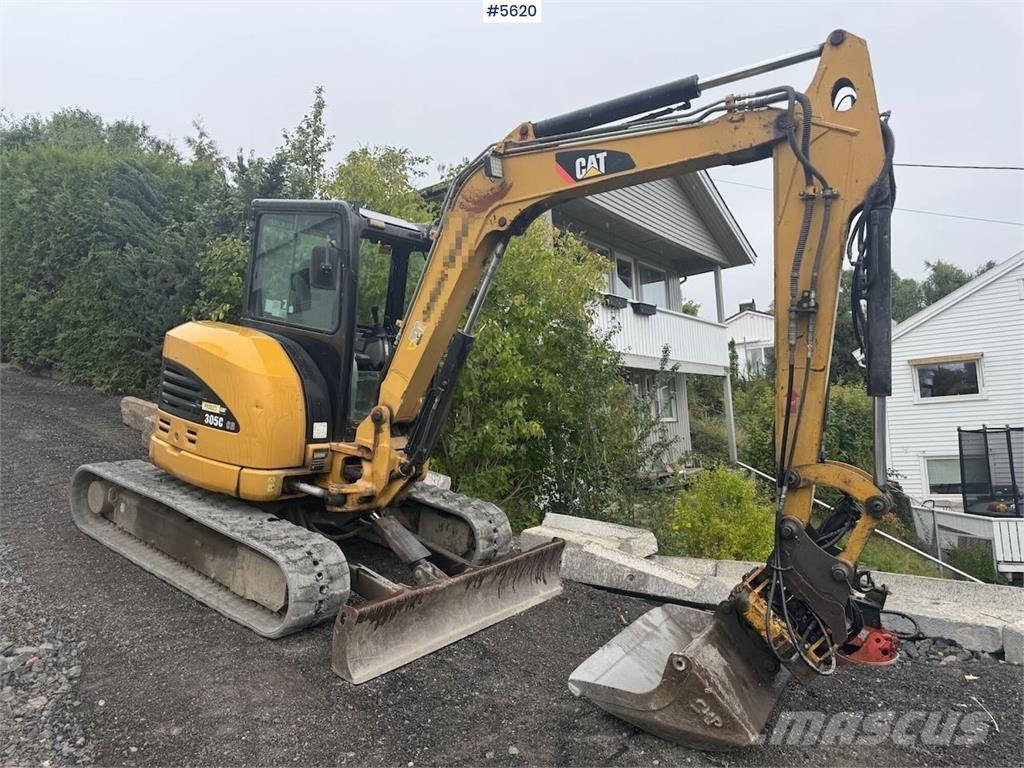 CAT 305 CR Верижен екскаватор