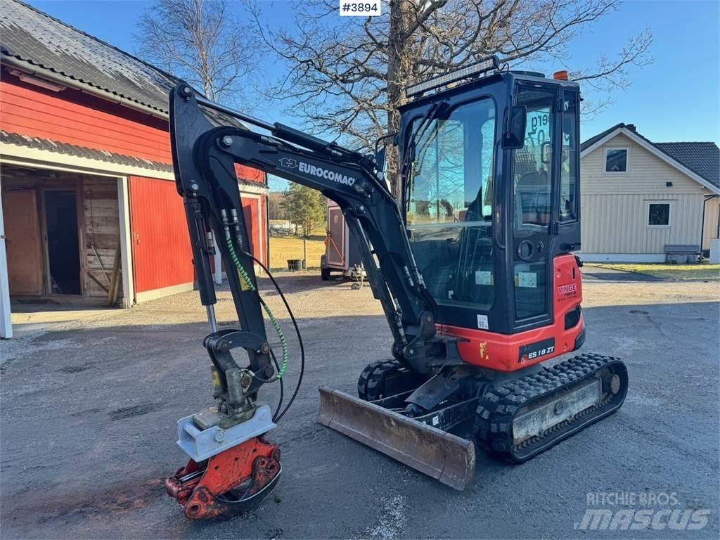 Euromach ES18ZT Верижен екскаватор