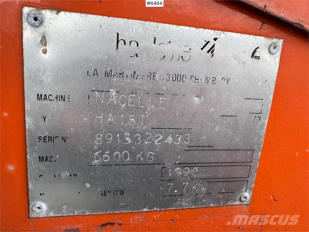 Haulotte HA 15 I Други вишки и платформи