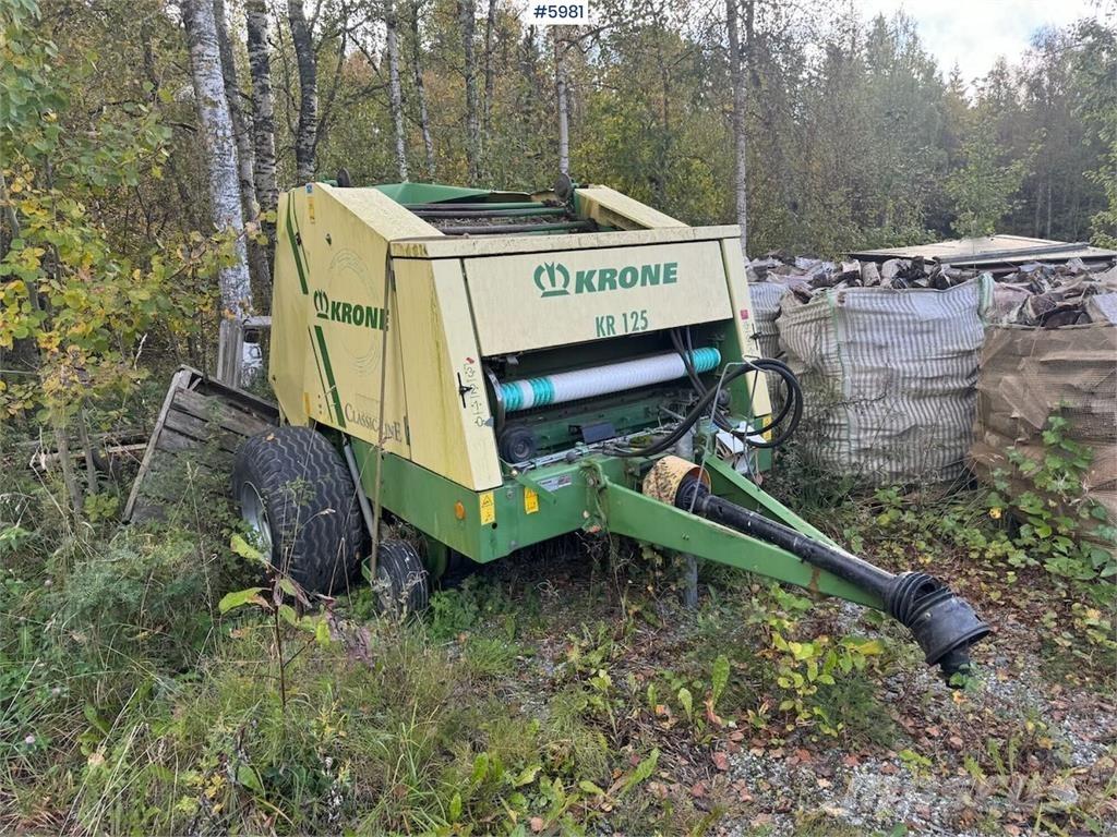 Krone KR 125 Друга техника за жънене