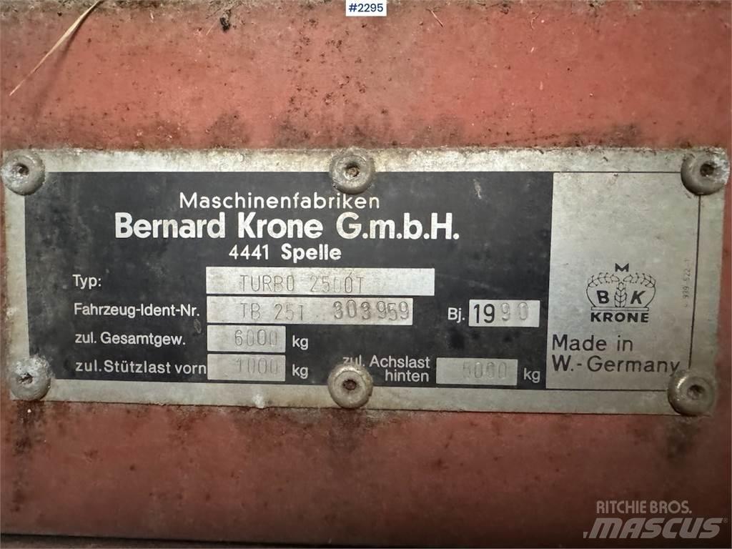 Krone Turbo 2500 Друга техника за жънене