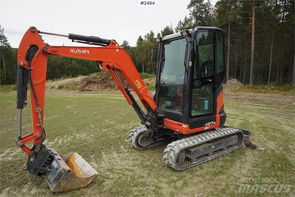 Kubota U27-4 Верижен екскаватор