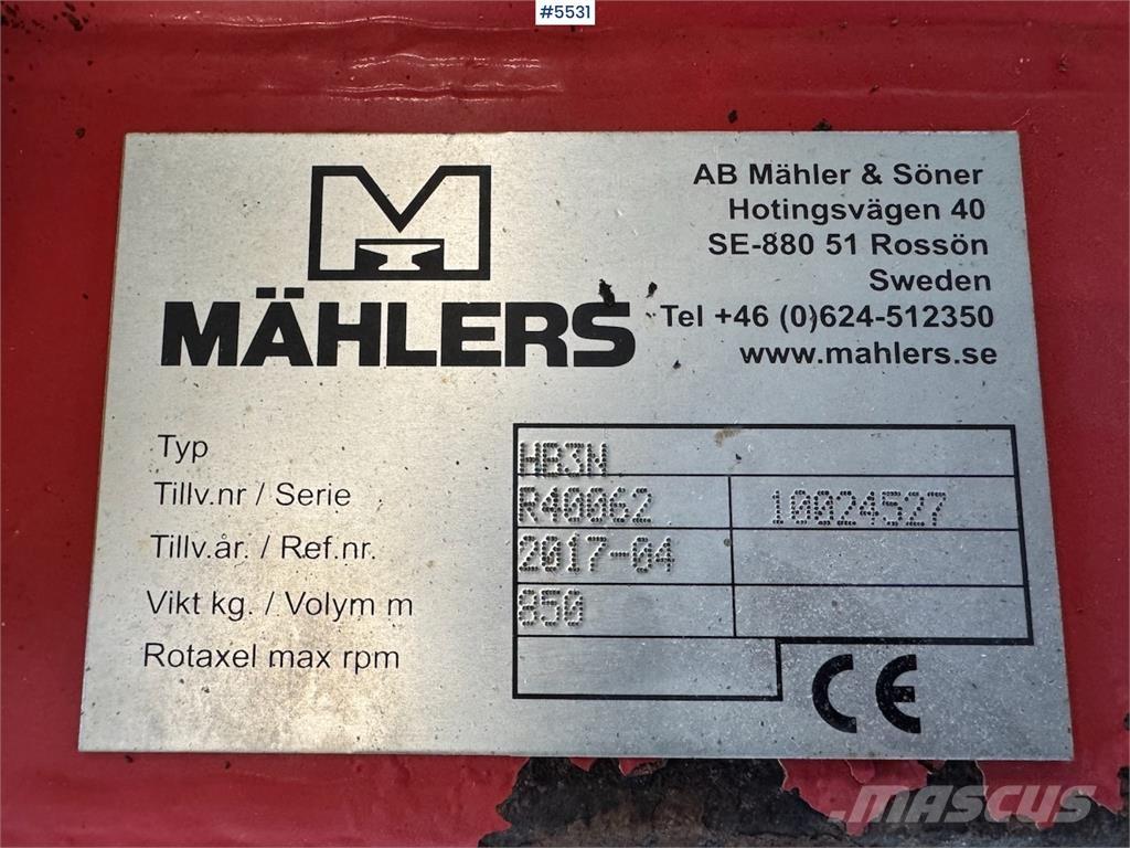 Mählers HR3N Снегочистачки