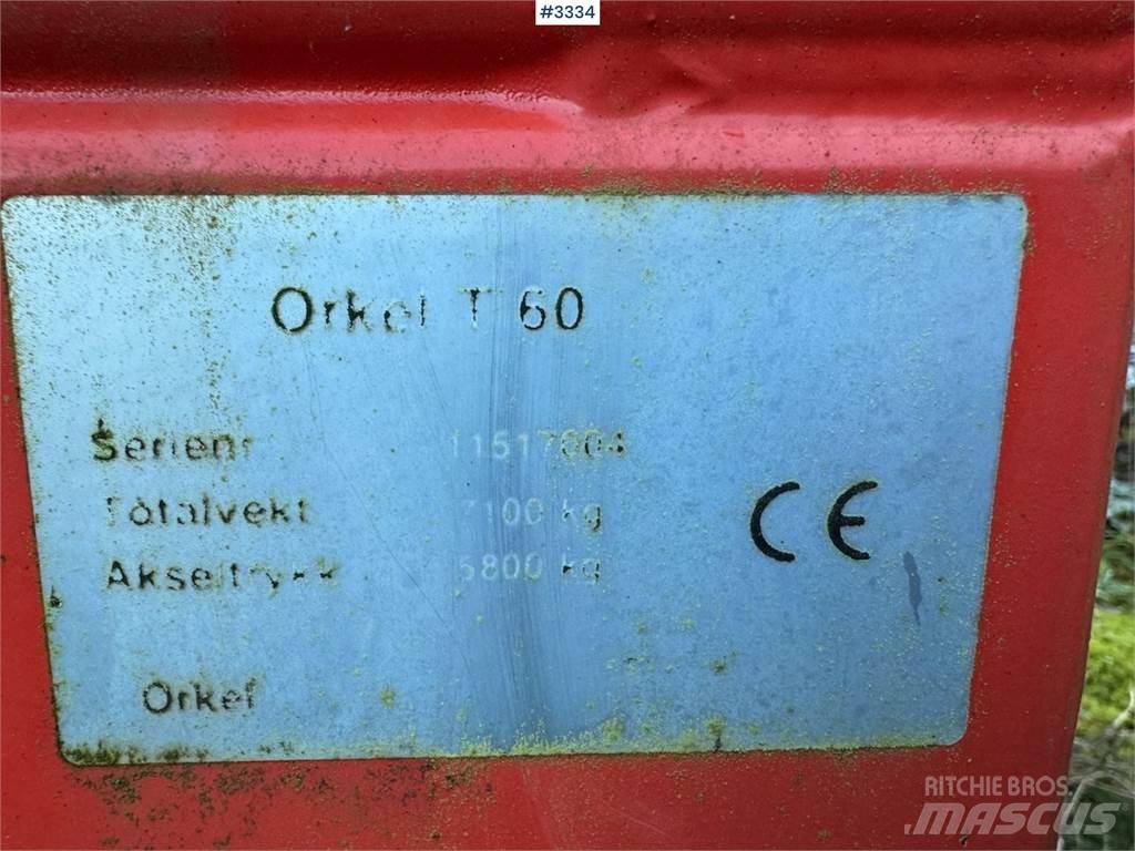 Orkel T60 Ремаркета за зърно / силаж
