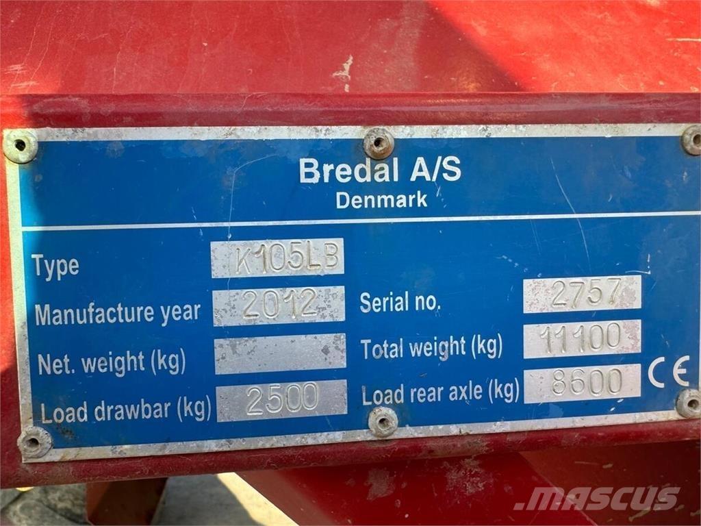 Bredal K105LB Други машини за торене и аксесоари