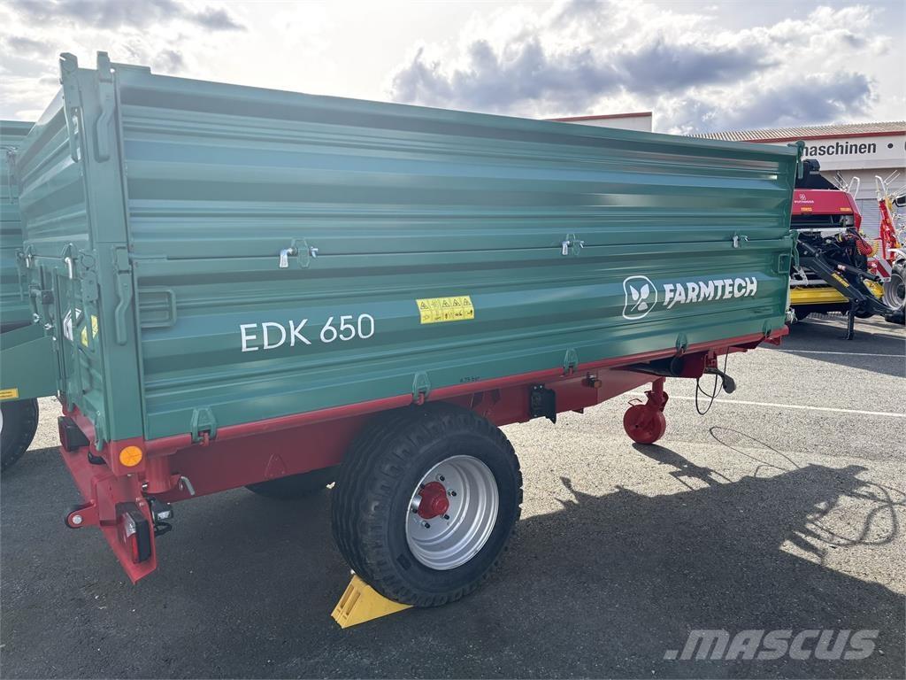 Farmtech EDK 650HD Ремаркета самосвални