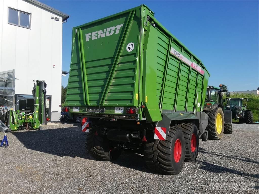 Fendt Tigo PR 50 D Самотаварещи ремаркета