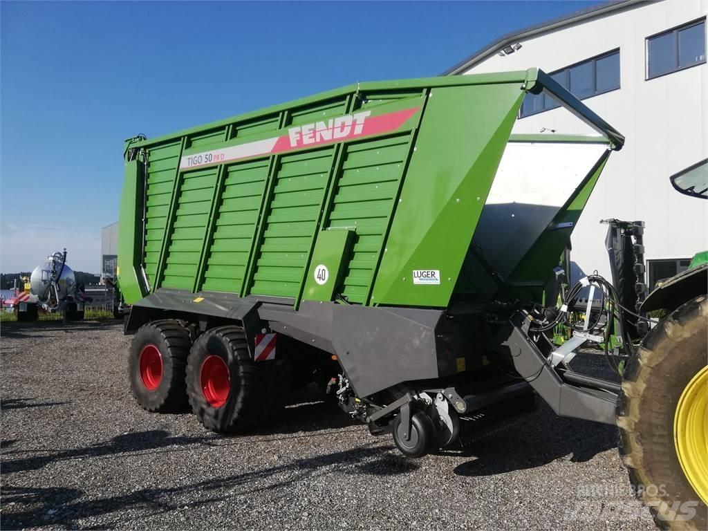 Fendt Tigo PR 50 D Самотаварещи ремаркета