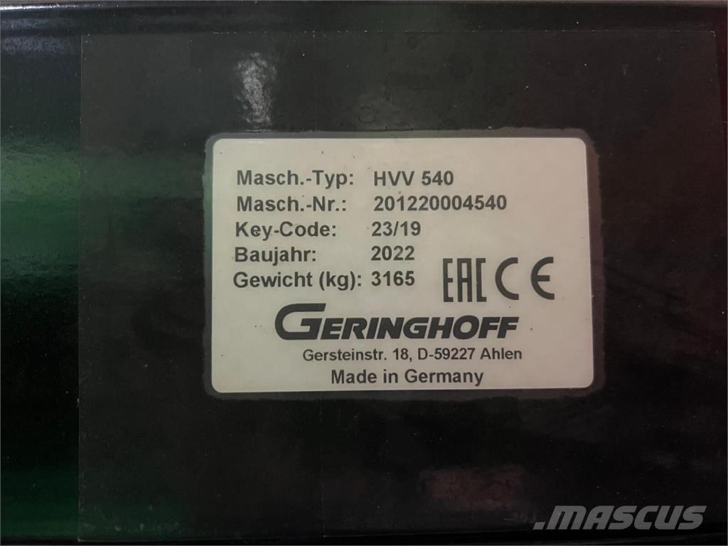 Geringhoff HVV 540 Аксесоари  за комбайни
