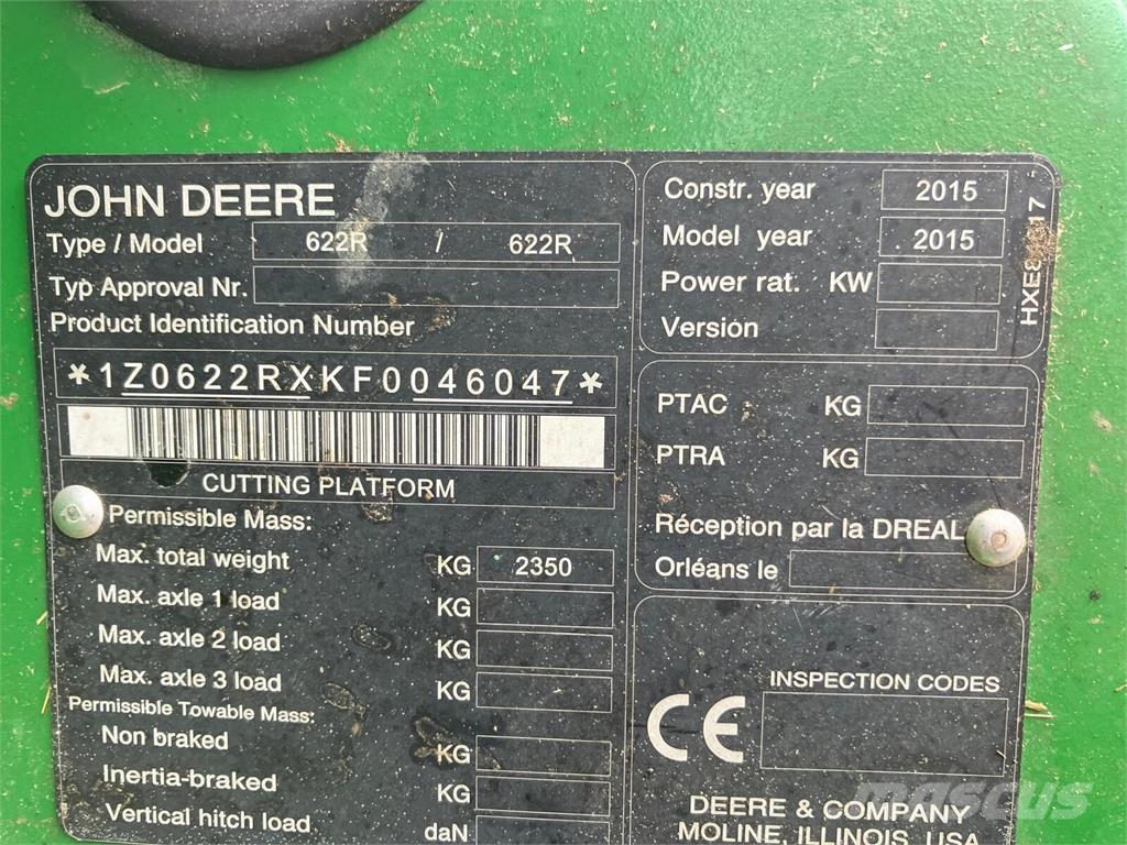 John Deere W660 HM Комбайни