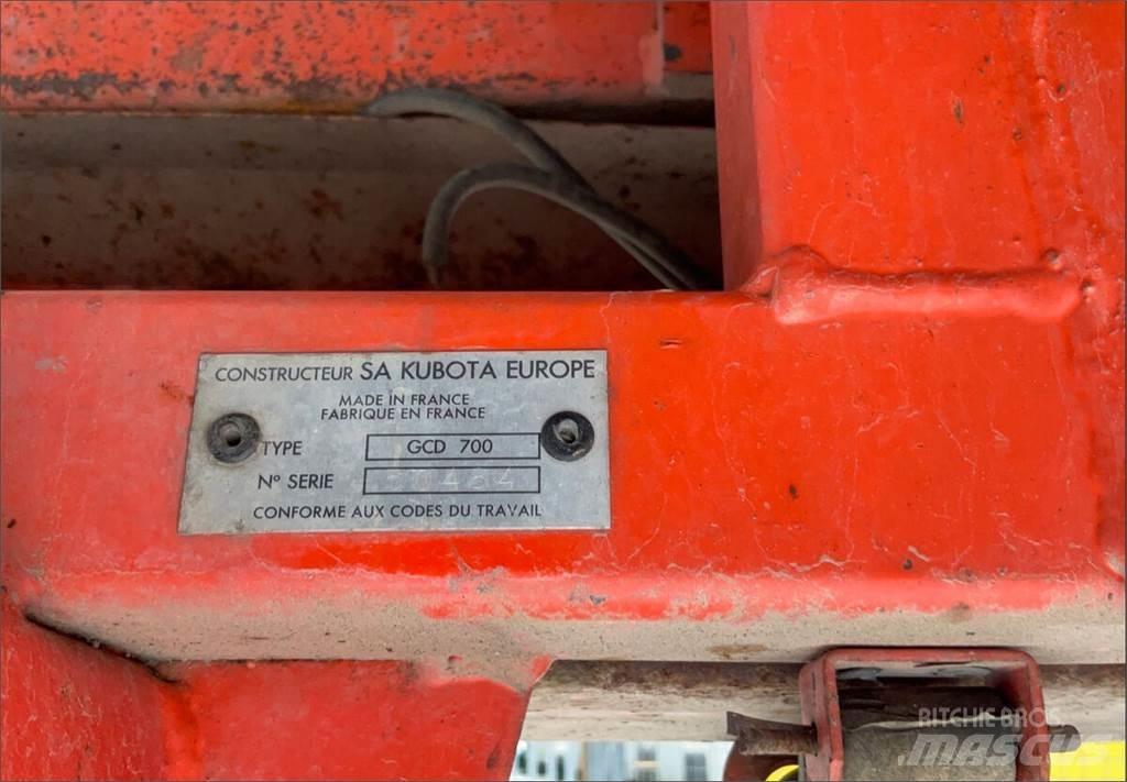 Kubota GCD 700 Поддръжка - Други