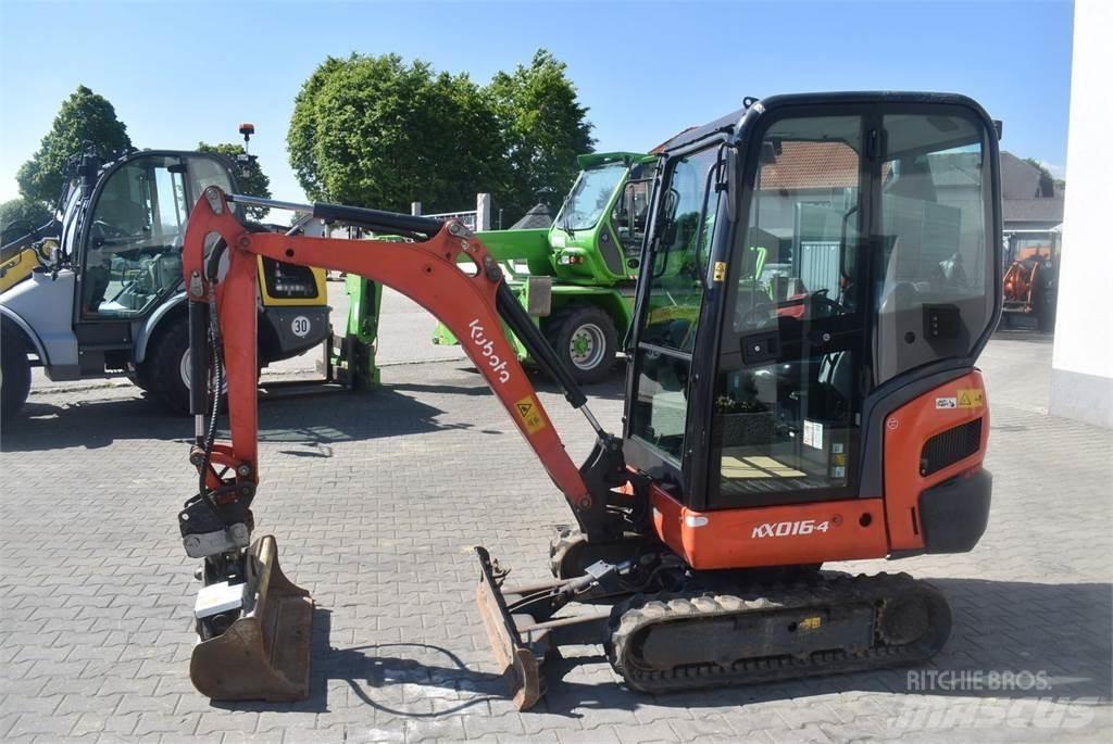 Kubota KX016-4 Мини екскаватори < 7 т
