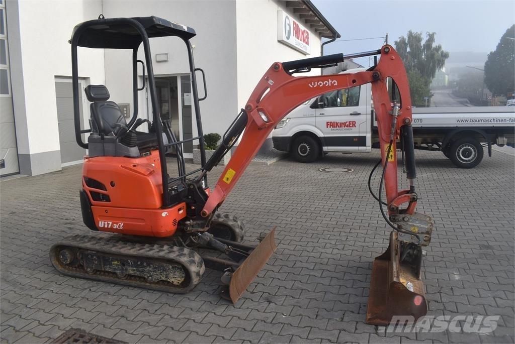 Kubota U17-3a Мини екскаватори < 7 т