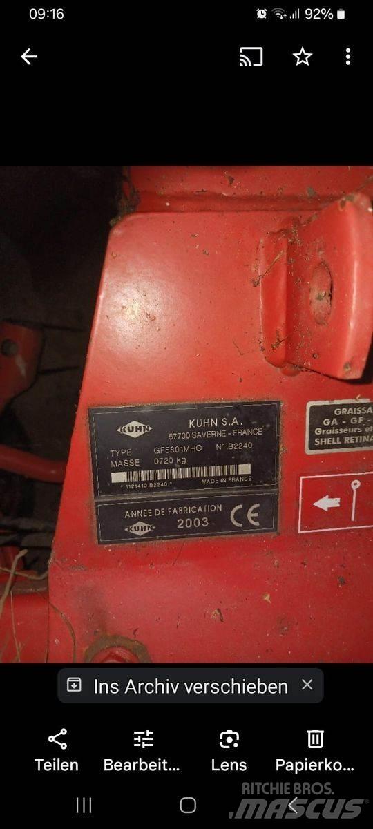 Kuhn GF 5801 MHO Гребла и сенообръщачки