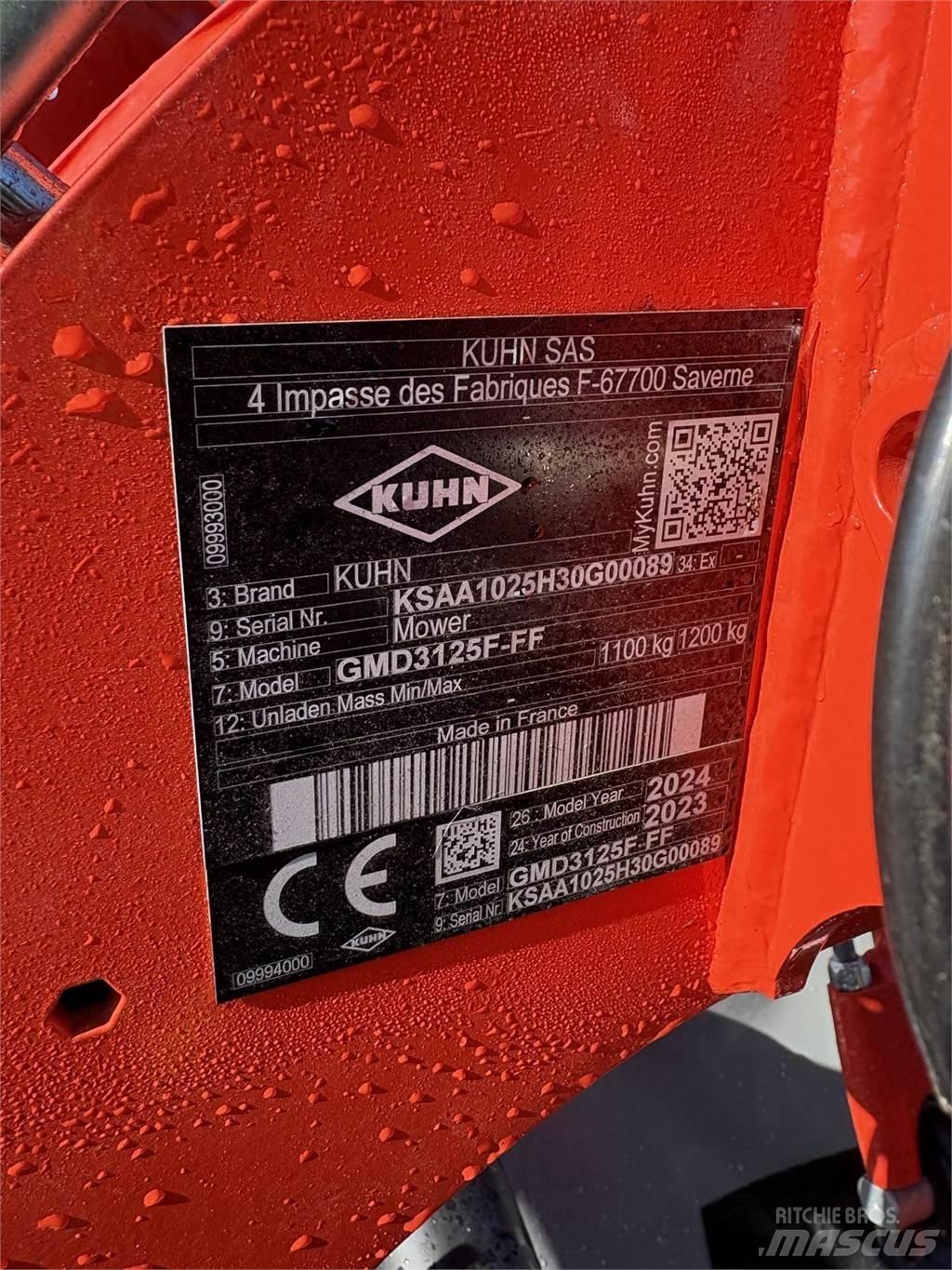 Kuhn GMD 3125 F - FF Косачки