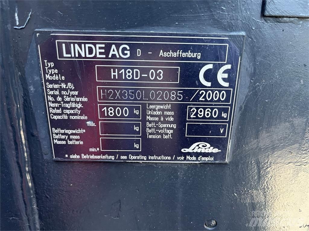 Linde H 18 D Вилични кари-повдигачи - други