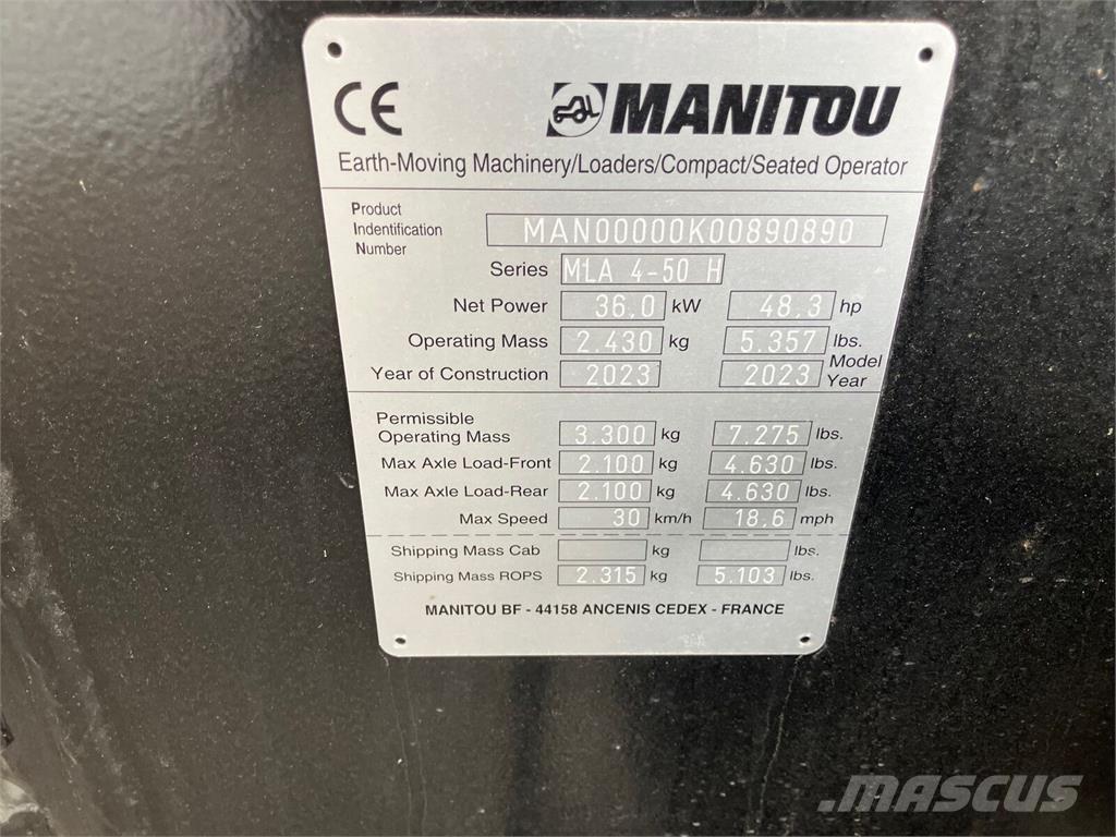 Manitou MLA 4-50 Челни товарачи и багери