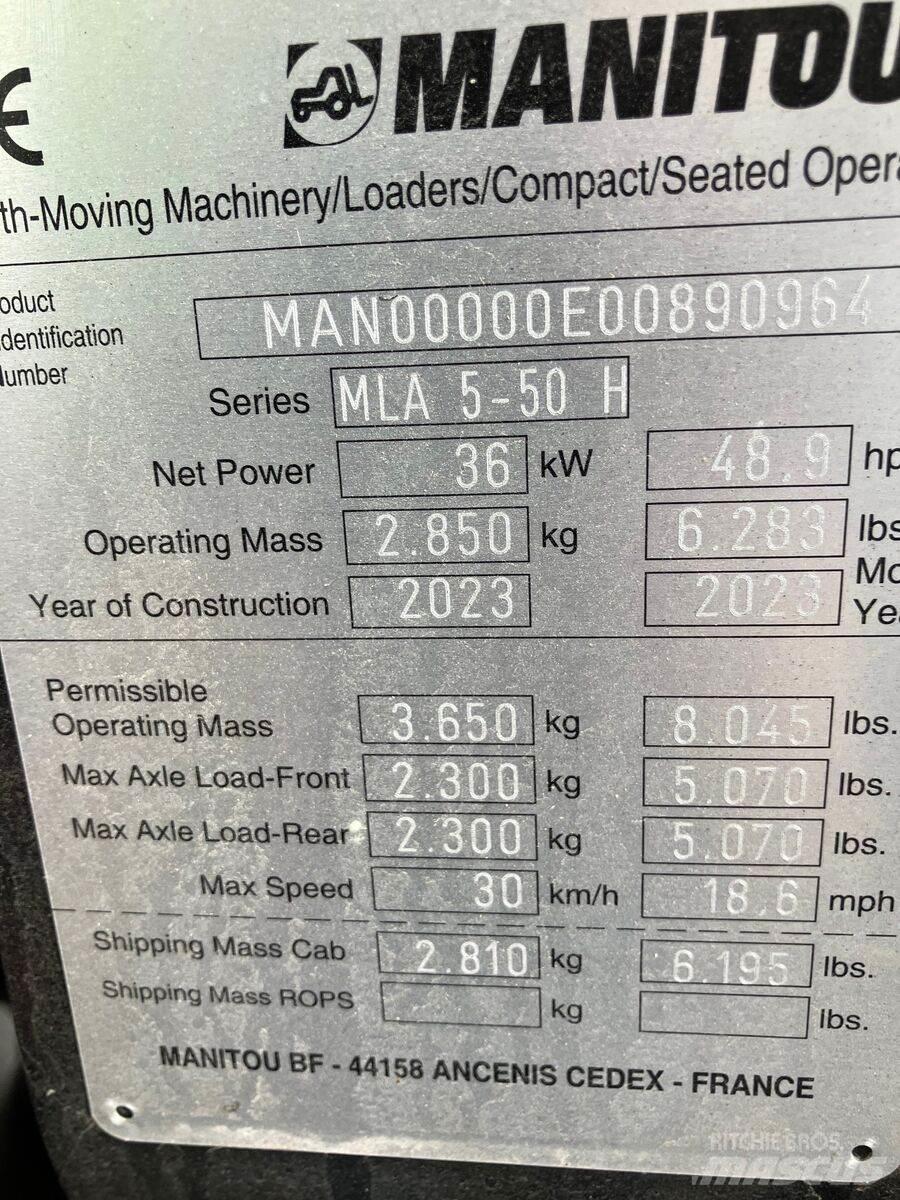 Manitou MLA 5-50 Челни товарачи и багери