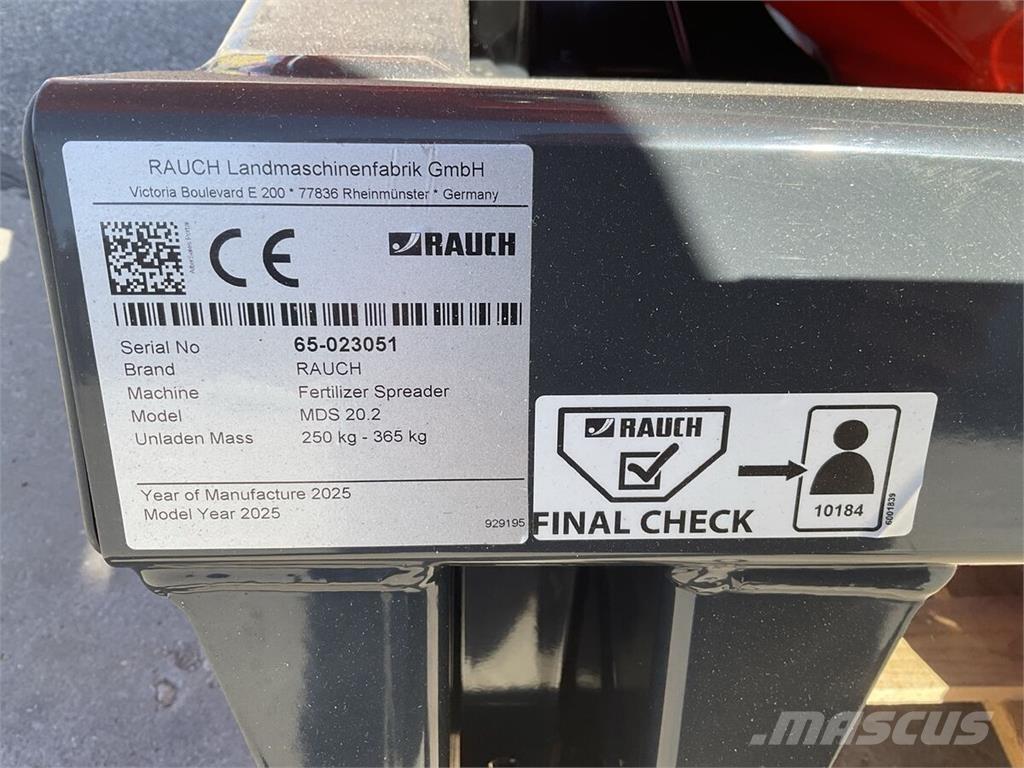 Rauch MDS 20.2 Други машини за торене и аксесоари