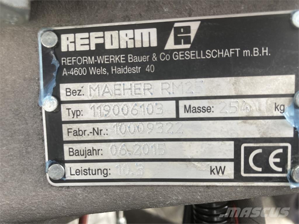 Reform RM 25 Hydro Тракторни косачки