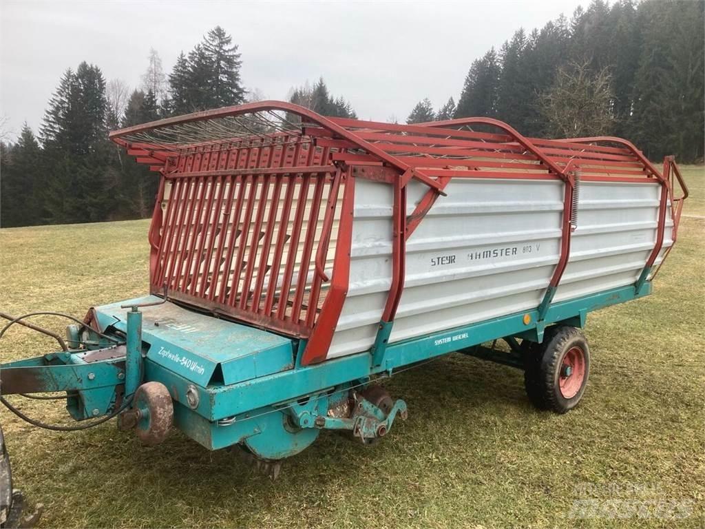 Steyr Hamster 803V Самотаварещи ремаркета