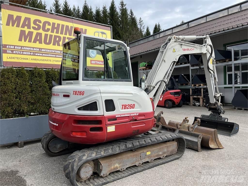 Takeuchi TB 260 Мини екскаватори < 7 т