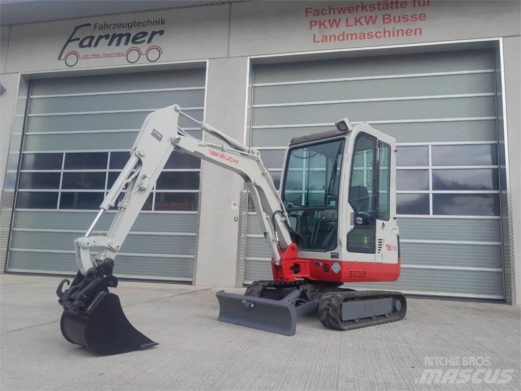 Takeuchi TB016 Мини екскаватори < 7 т