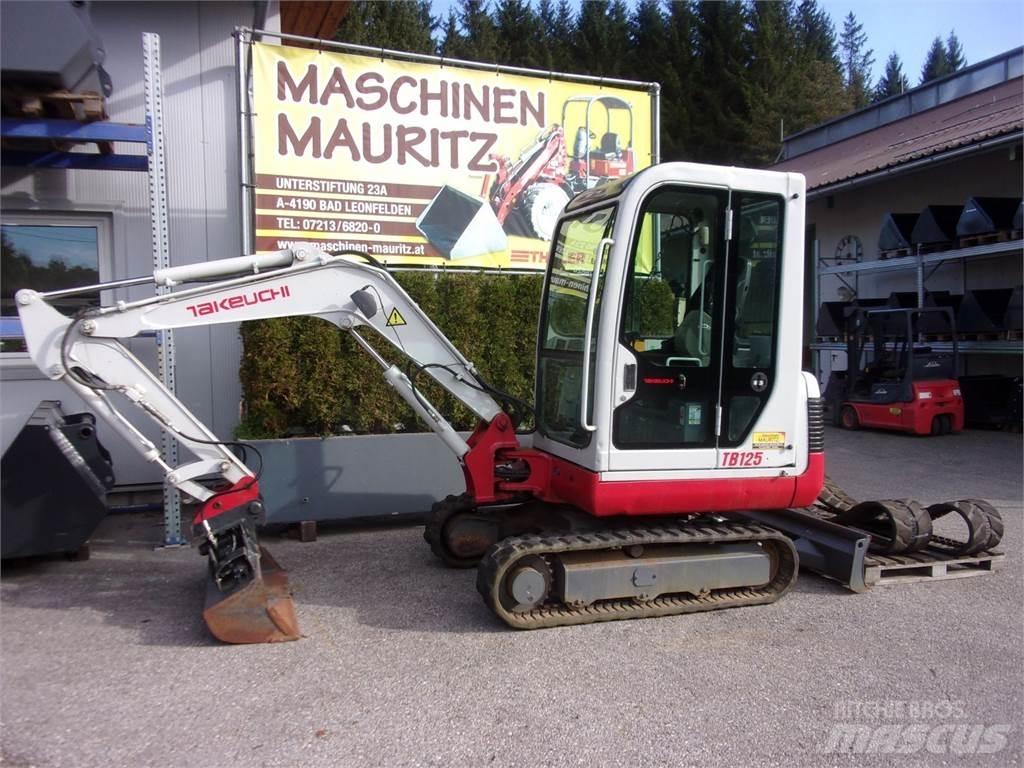 Takeuchi TB125 Мини екскаватори < 7 т