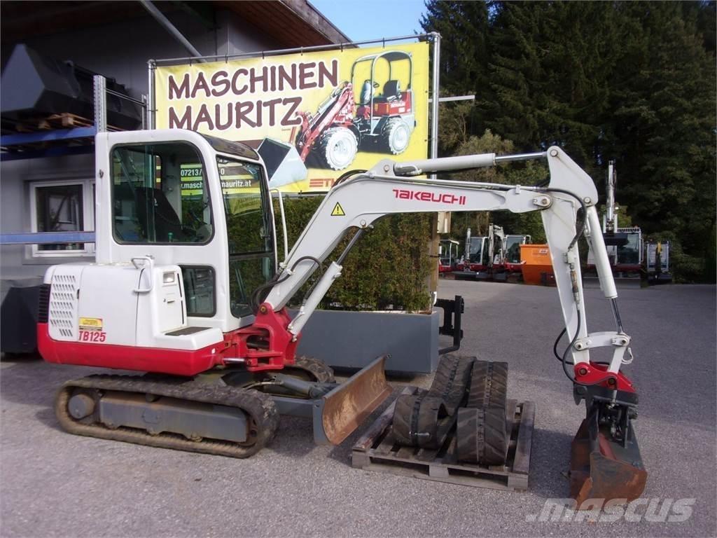 Takeuchi TB125 Мини екскаватори < 7 т