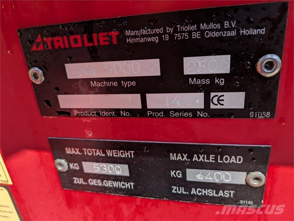 Trioliet UKW 5000 Селскостопанство - Други