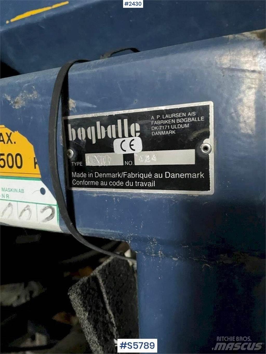 Bogballe EXW 1000 Други машини за торене и аксесоари