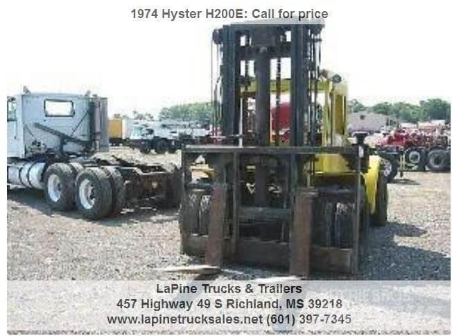 Hyster H200E Вилични кари-повдигачи - други