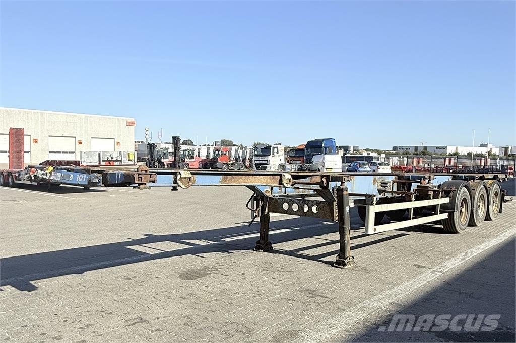 Leci Containerchassis Контейнерни полуремаркета