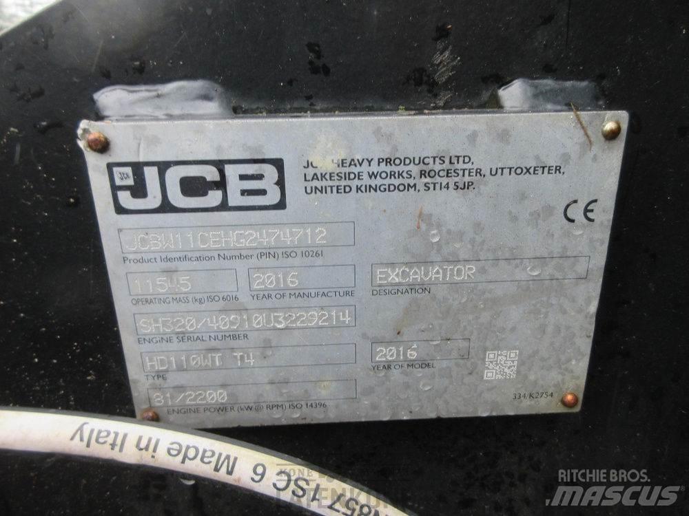 JCB Hydradig HD110W Багери амфибии