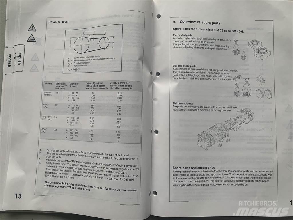 Aerzen GM80L Други компоненти
