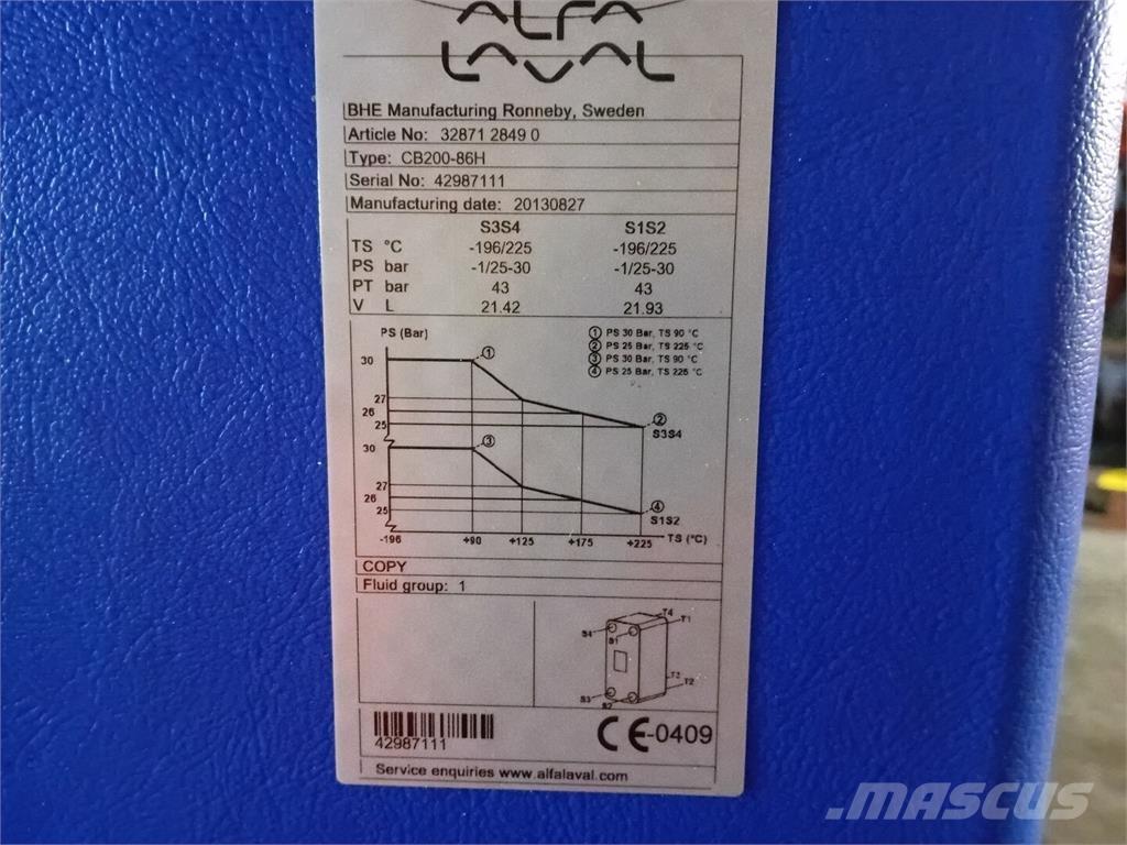Alfa Laval CB200-86H Строителство - Други