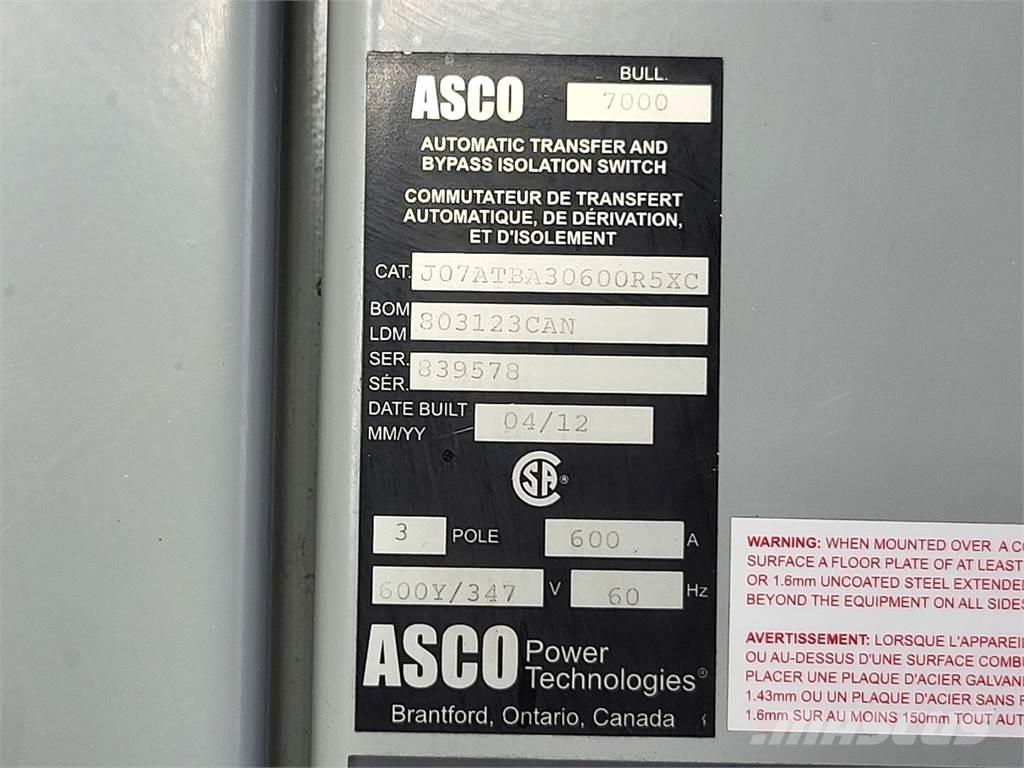 Asco J07ATBA30600R5XC Строителство - Други