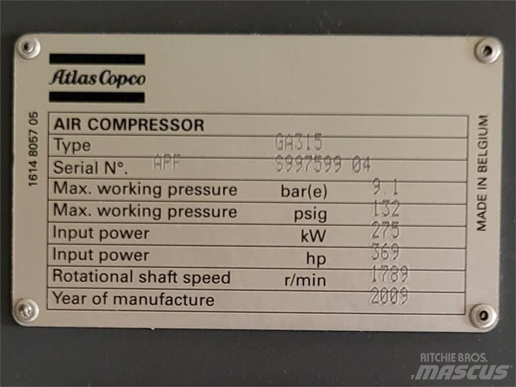 Atlas Copco GA315 Компресори